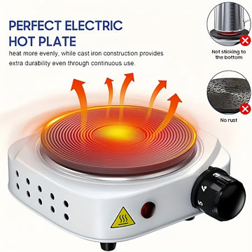 Calentador Eléctrico, Tetera Eléctrica, Olla de Calor Moka, Calefactor Aislado, Herramienta de Calentamiento DIY, Mini, Con Tres Velocidades Ajustables, Multifuncional, Adecuado para Preparar Té, Hacer Café, Derretir Cera, Vaso de Experimento con Control
