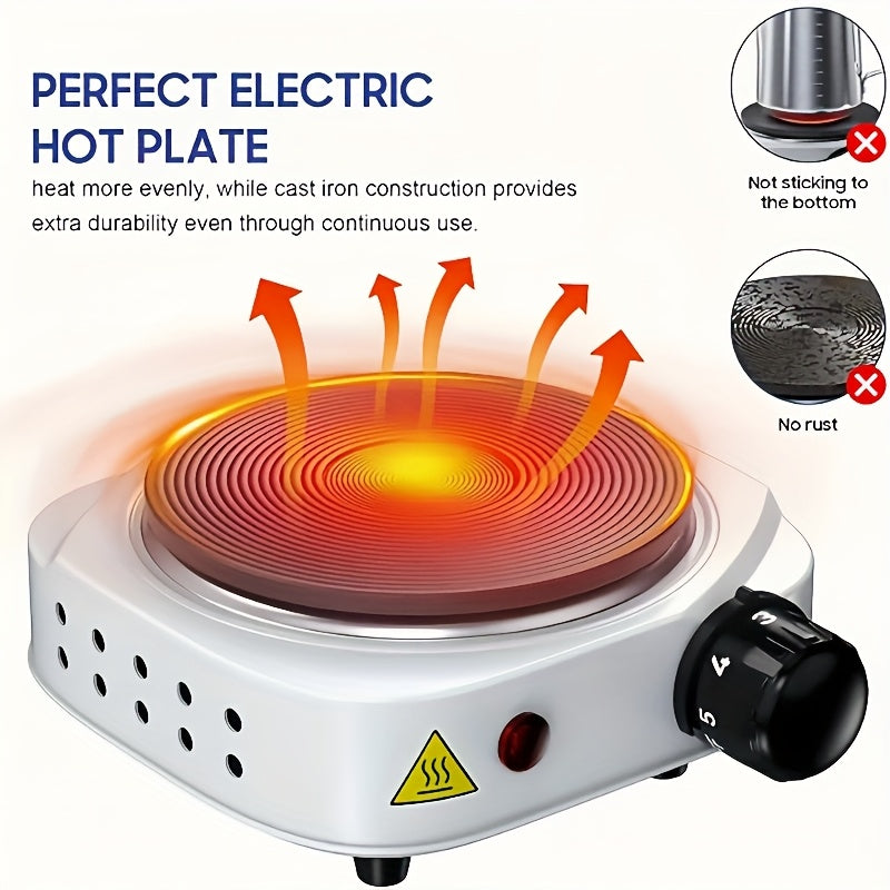 Calentador Eléctrico, Tetera Eléctrica, Olla de Calor Moka, Calefactor Aislado, Herramienta de Calentamiento DIY, Mini, Con Tres Velocidades Ajustables, Multifuncional, Adecuado para Preparar Té, Hacer Café, Derretir Cera, Vaso de Experimento con Control