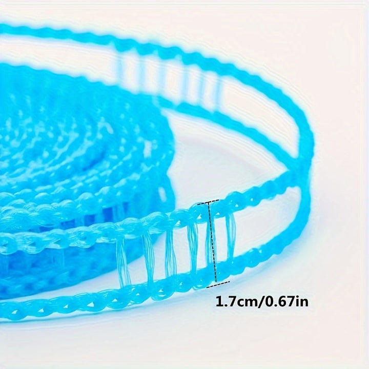 1 Tendedero De 3 M/5 M/8 M, Tendedero Mejorado Y Grueso, Tendedero Portátil, Tendedero Colgante, Cuerda Antideslizante A Prueba De Viento Para Curar El Sol, Tendedero Para Acampar, Cuerda Colgante Para Colgar Ropa Al Aire Libre, Adecuado Para Secar Ropa