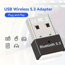 Adaptador y receptor inalámbricos USB 5.3 para portátil, auriculares, teclado, ratón, altavoz - Plug and Play, compatible con Windows 11/10/8.1, alimentado por USB, voltaje de funcionamiento ≤36V, conectividad inalámbrica, accesorios para portátil | Dise