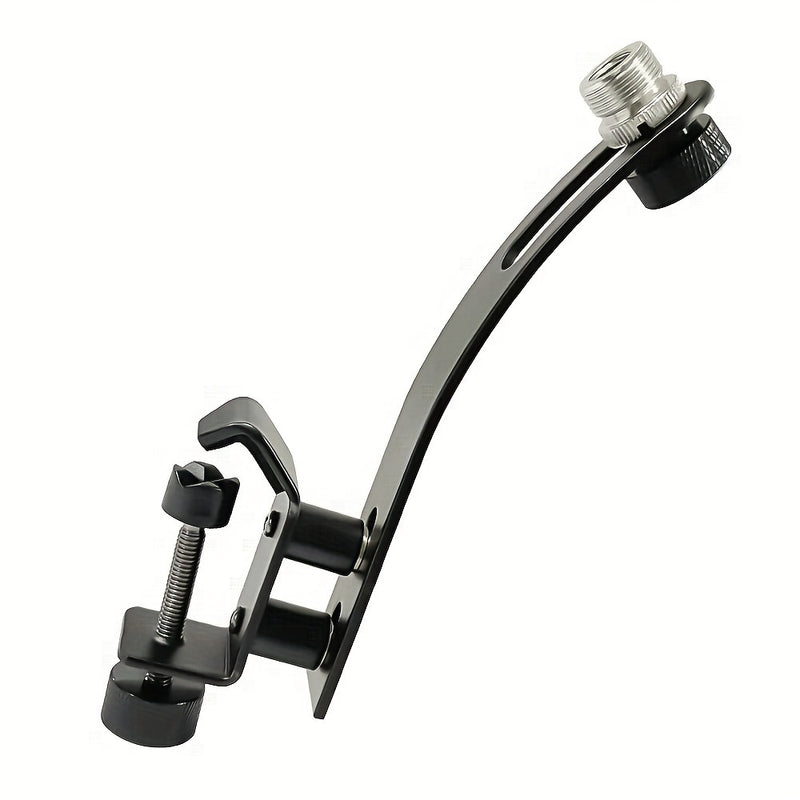 Abrazadera Ajustable A Prueba De Golpes Para Micrófono De Tambor De Metal, Soporte De Montaje En El Borde Del Tambor, Soporte De Micrófono Para Saxofón