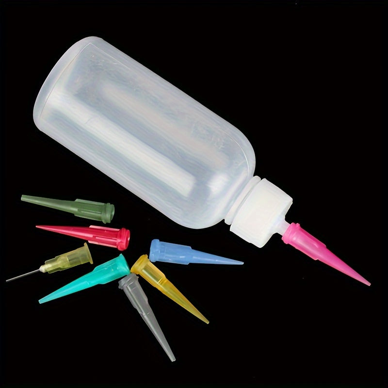 1 Botella de Pintura de Mermelada de Frutas + 7 Boquillas para Decoración de Tartas y Repostería, Botella de 50ml para Herramientas de Pintura, Tarro de Mermelada de Frutas para Tartas