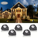 1pc Luz de Roca con Energía Solar, Luz LED Cálida y Blanca para Árboles, Iluminación de Caminos para Parques, Villas, Decoración de Césped Navideña - Perfecta para Bodas y Cumpleaños, Iluminación Ambiental de Eventos | Luz Decorativa Exterior | Luz con E