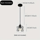 2-pack/1-pack Lámpara colgante moderna nórdica E27, barra de luz sencilla en hierro para mesa o restaurante, estilo industrial creativo (excluye bombillas), ideal para Navidad