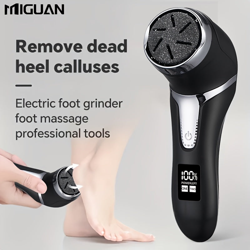 Este desechador de pies eléctrico profesional es recargable, fácil de usar y elimina eficazmente la piel muerta para restaurar tus pies suaves. Es ideal para uso en casa, viajes y salones.