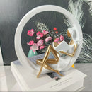 2 Piezas de Estatuilla de Resina Artística de Chica de Yoga - Escultura Creativa Nórdica, Figura de Bailarina Elegante - Perfecta para Decoración del Hogar y Regalo Ideal - Adorno de Mesa Artístico para Sala, TV o Gabinete