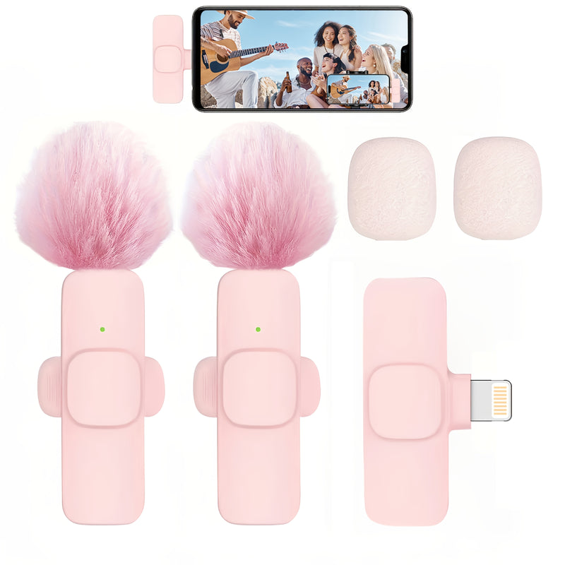 Microfono sin varillas de Solapa con Clip Beekinn para iPhone iPad Android - Conector USB-C sin Cable Plug & Play con Reducción de Ruido, Batería Recargable y Cubierta de Espuma para Transmisiones en Vivo Entrevistas Grabación (), Accesorio de Entrevista