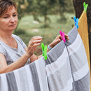 48 piezas de pinzas para ropa coloridas, clips resistentes con clavos y dientes pequeños, para secado al aire, cuerdas o empaque de alimentos, artesanías y manualidades