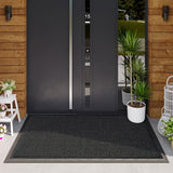 Tapete de entrada de PVC premium, alfombra antideslizante para interiores y exteriores, tapete de bienvenida duradero y de lujo para hogar y uso comercial, fácil de limpiar solo con lavado a mano