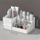 Organizador de Cajón Práctico y de Gran Capacidad para Cosméticos y Cuidado de la Piel - Solución de Almacenamiento Ajustable y Multiusos para Esenciales de Baño