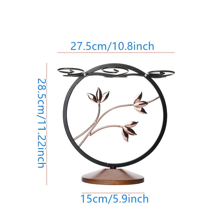 Portavinos de vino de estilo europeo elegante, creativo arte de metal hierro para el hogar, diseño de estantería colgante, solución de almacenamiento decorativa y funcional para vinos