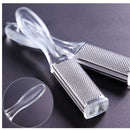 Removedor de callos para pies y manos de acero inoxidable sin olor, herramienta de pedicura duradera de dos lados para piel suave