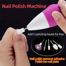 Deslustrador de Uñas Eléctrico BANUCHE - Cortaúñas y Pulidor Portátil Automático con Batería para Adultos, Ancianos - Herramienta Compacta de Manicura Pedicura para Viajes con Palitos de Lija, Diseño Ergonómico, Mango Antideslizante