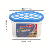 Caja de eliminación de olores potente - Deshumidificador portátil con control de humedad, solución de aire fresco para armarios, baños, cocinas, salas de estudio, barcos, RVs y más - Absorbedor de humedad efectivo, operación manual, no necesita electrici