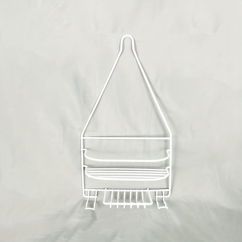 1pc Caddy De Ducha Para Cabezal De Ducha, Mantenga El Baño Limpio Y Refrescante, Instalación De Suspensión, Accesorios De Baño, Almacenamiento Y Organizador De Baño