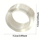 1pc Cinta Transparente Versátil - Adhesivo Fuerte y Sin Residuos para Uso en el Hogar y la Oficina | Ideal para Cocina, Baño, Lavabo y Decoraciones DIY, Suministros de Oficina|Adhesivo Versátil|Cinta Duradera