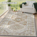 Alfombra de exterior impresa en estilo tradicional chino - Tejido plano 2D, ligero y fácil de limpiar, perfecto para jardín, patio, camping en RV, patio trasero y pícnic - Uso interior/exterior, varios tamaños disponibles, idea de regalo de verano, decor