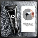 Mascarilla de carbón activado con bambú, mascarilla de arcilla limpiadora de poros, sin látex, sin fragancia, apta para todo tipo de piel clara beige, limpieza profunda, control de grasa, unisex