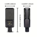 Conjunto de Micrófono Condensador con Cable BM-800 para Canto, Juegos y Grabación