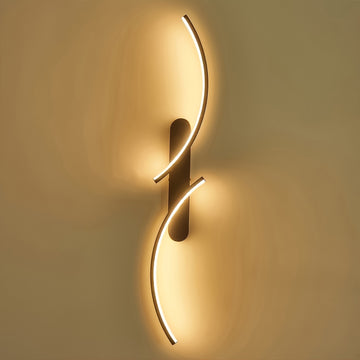 1pc Aplique de pared LED acrílico moderno - Montaje semi empotrado, accesorio desmontable con herrajes de instalación, cableado, 85V-265V, para dormitorio, sala de estar, cocina, espacios comerciales