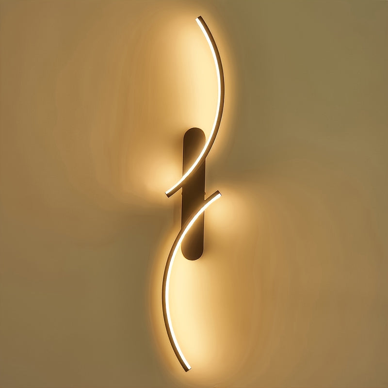1pc Aplique de pared LED acrílico moderno - Montaje semi empotrado, accesorio desmontable con herrajes de instalación, cableado, 85V-265V, para dormitorio, sala de estar, cocina, espacios comerciales