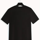 1 camiseta DC Warner para hombre con diseño de Batman, cuello redondo casual en negro con símbolo de murciélago en blanco, tela suave de poliéster, ideal para deportes, fiestas y ropa casual, regalo perfecto para fans, cómodo ajuste | Camiseta estampada