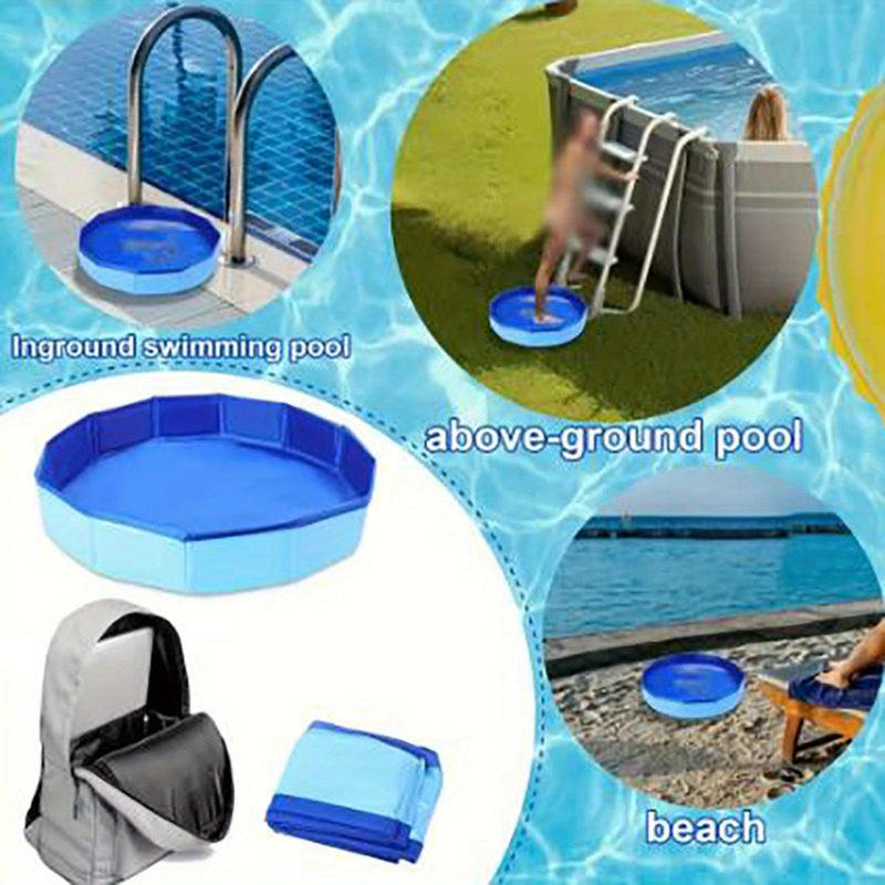 Baño de Pies Portátil Plegable para Camping Interior y Exterior