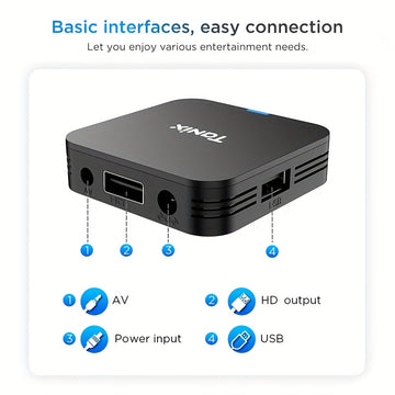 Tanix TX1 Mini TV Box Android 10.0, Soporte para Video 4K UHD con WIFI
