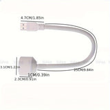 2pcs Lámpara Secadora de Uñas USB - Luz Rápida para Uñas con Alimentación por USB, Diseño Compacto y Portátil para Hogar, Salón o Pedicura - Sin Pilas Necesarias, Lámpara Blanca para Gel, Tecnología sin LED, Cuerpo Ligero de Plástico Duradero, Ideal para