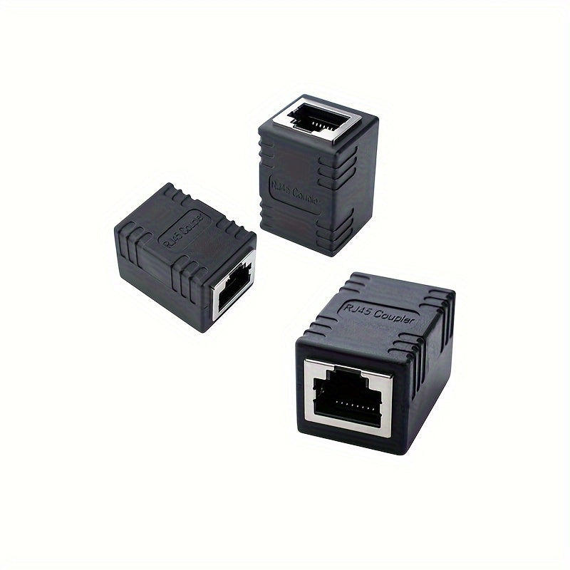 Extensor de Conector Ethernet Hembra a Hembra - Cable RJ45, Alimentado por USB, Compatible con Cat5/Cat6/Cat6a/Cobre, para Switches de Red, Routers, Servidores - Uso Industrial/Residencial/Occupacional, Extensor y Receptor de Internet para Hogar, Conexió