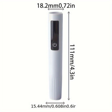 Esta lámpara de uñas de secado rápido con doble temporizador está diseñada para evitar que las manos se oscurezcan, cuenta con pantalla táctil, ofrece una larga duración de la batería con carga USB y es una lámpara recta portátil mini adecuada para viaje