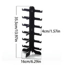 1pieza Negro 6 Pares de Soporte de Gafas de Plástico para Hombre y Mujer, Almacenamiento de Gafas de Sol, Soporte de Visera, Almacenamiento de Gafas en el Mostrador de la Tienda, Torres de Joyería