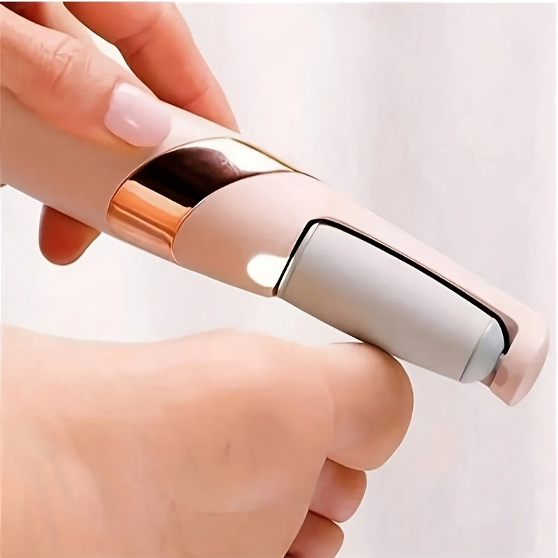Amoladora Eléctrica para Pies - Dispositivo de Pedicura con Motor Potente y Batería de Litio Duradera, Portátil y Compacta - Sin Necesidad de Alcohol, Herramientas de Uñas para Hombres y Mujeres, Diseño Elegante, Construcción en Plástico