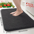 Alfombrilla de baño de espuma de memoria de terciopelo de lujo - Seca rápidamente, lavable, antideslizante, con superficie de terciopelo, ideal para decoración del hogar en sala de estar, dormitorio, cocina y más, alfombrilla de baño
