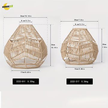 Lámparas de techo modernas para interiores con sombreros de cuerda de papel tejido a mano - Decoración de hogar sin bombilla incluida, decoración creativa para sala de estar o oficina, iluminación de sala de estar | Iluminación artesanal | Sombreros deco