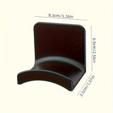 Soporte para auriculares de 1 pieza montado en la pared sin perforaciones, soporte para debajo de la mesa, soporte para la cabeza, gancho para colgar, estante para auriculares de esports