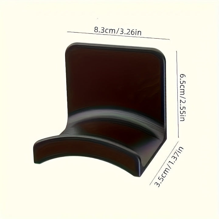 Soporte para auriculares de 1 pieza montado en la pared sin perforaciones, soporte para debajo de la mesa, soporte para la cabeza, gancho para colgar, estante para auriculares de esports