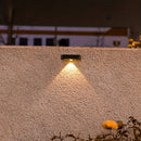4 luces solares para pared exterior, 1 LED, 2 LED, 3 LED, 4 LED, alta calidad, luz para balcón, jardín, villa, área rural, cerca, ideal para pared exterior, garaje, patio