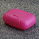 Jabonera de Viaje a Prueba de Fugas con Tapa - Impermeable, Porta Jabón de Plástico Portátil para Esenciales de Baño y Ducha
