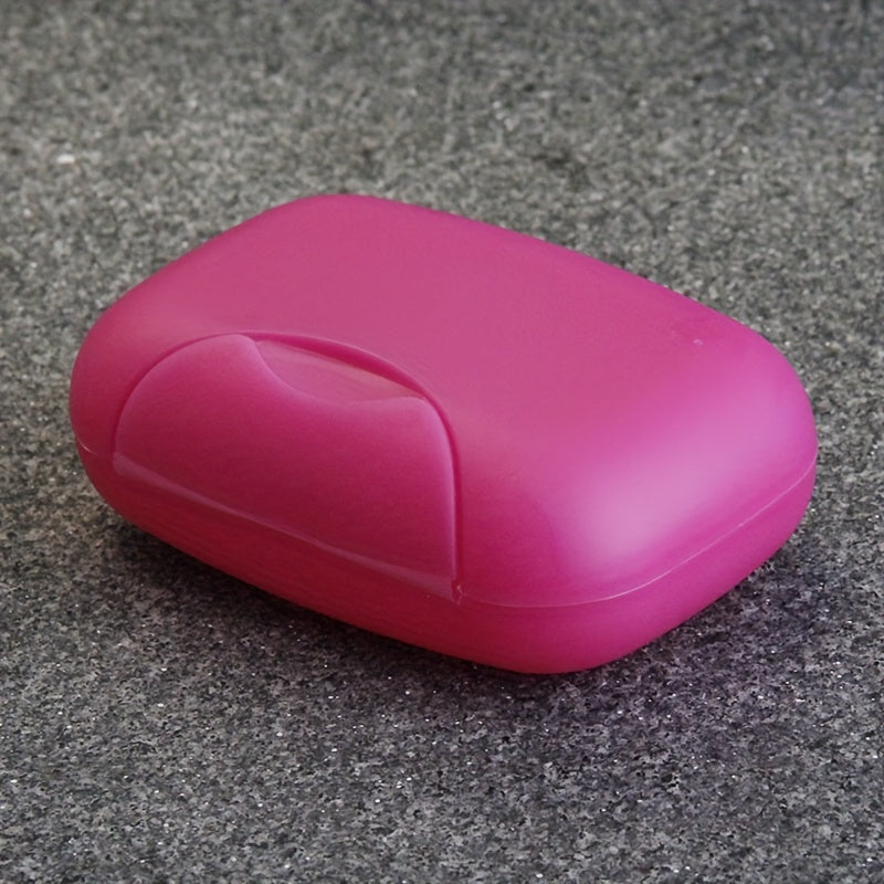 Jabonera de Viaje a Prueba de Fugas con Tapa - Impermeable, Porta Jabón de Plástico Portátil para Esenciales de Baño y Ducha