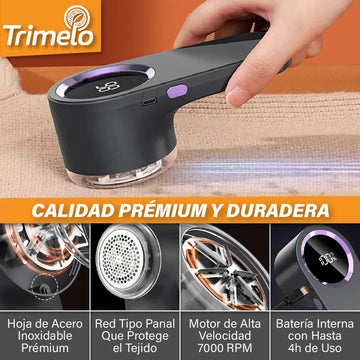 TRIMELO™ - Deja tus Prendas Como Nuevas - Quita pelusas - Motas