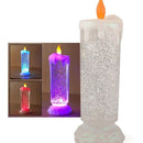 Vela Decoración Navidad Luz Led Cambia De Color S-100