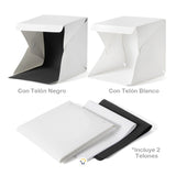 Mini Estudio Fotografía Caja de Luz LED Fotos Plegable HL11031