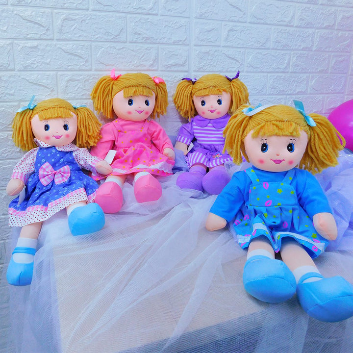 Muñeca De Trapo 50cm Peluche Grande Suave Con Vestido Niñas Bebés NL16-3