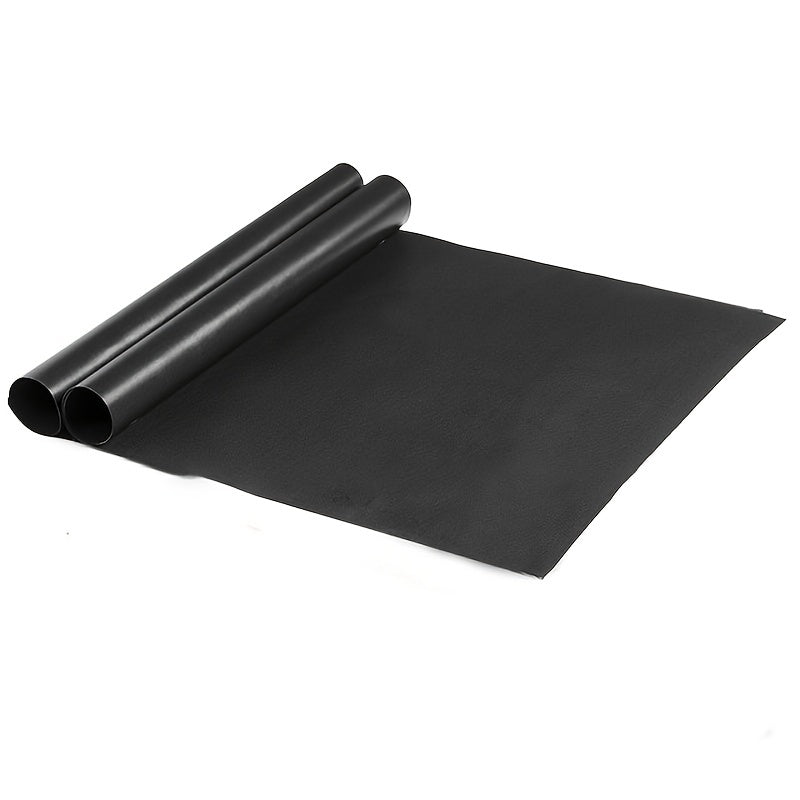 Juego de Alfombrilla para Parrilla de Barbacoa Resistente al Calor y Antiadherente de Fibra de Vidrio para Acampar al Aire Libre, con Base de Teflón