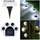 Luz de sendero con montaje semihundido alimentada por energía solar, plástico, batería de níquel de 600mAh, con sensor de luz, para exterior, patio, jardín de la casa, decoración de césped