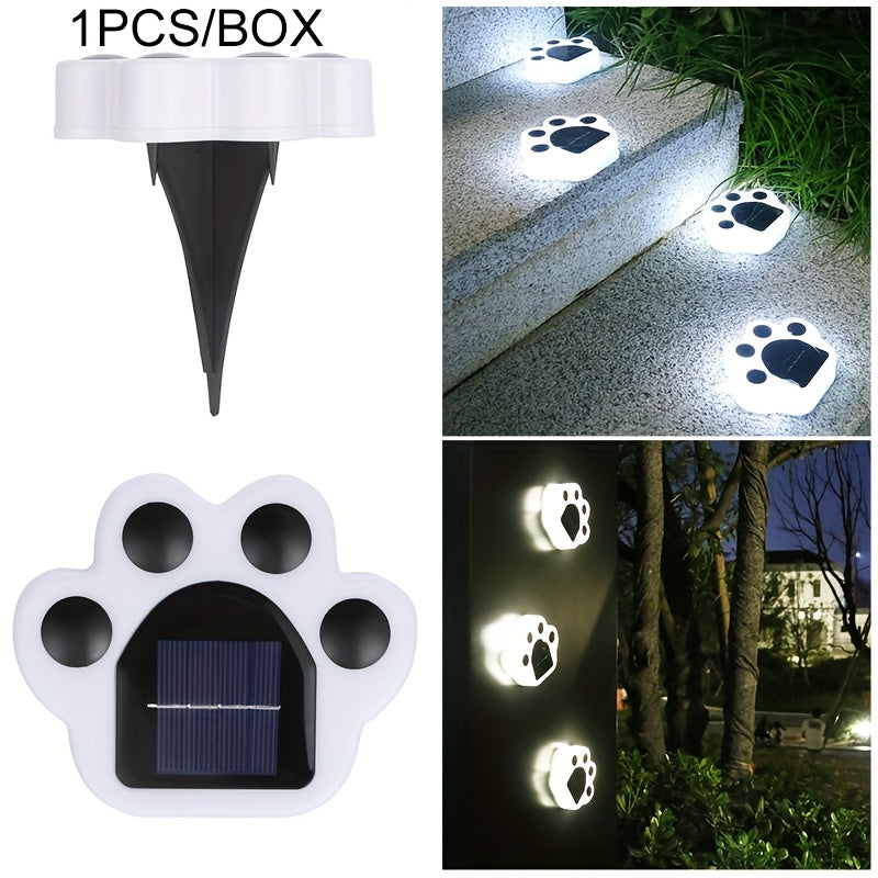 Luz de sendero con montaje semihundido alimentada por energía solar, plástico, batería de níquel de 600mAh, con sensor de luz, para exterior, patio, jardín de la casa, decoración de césped