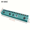 TM-VAVE TANK-G Pedal de Efectos Digitales Profesionales para Guitarra - Verde Oscuro, 36 Preseleccionables con Delay/Reverb/Carga IR, Afinador Integrado, Batería Recargable de 3000mAh, Alimentación USB/Batería para Creación Musical y Presentaciones en Vi