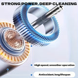 Masajeador eléctrico de pies recargable con pantalla digital - Incluye 3 cabezas de repuesto, carga USB, diseño portátil para un cuidado suave de los pies y pedicura.