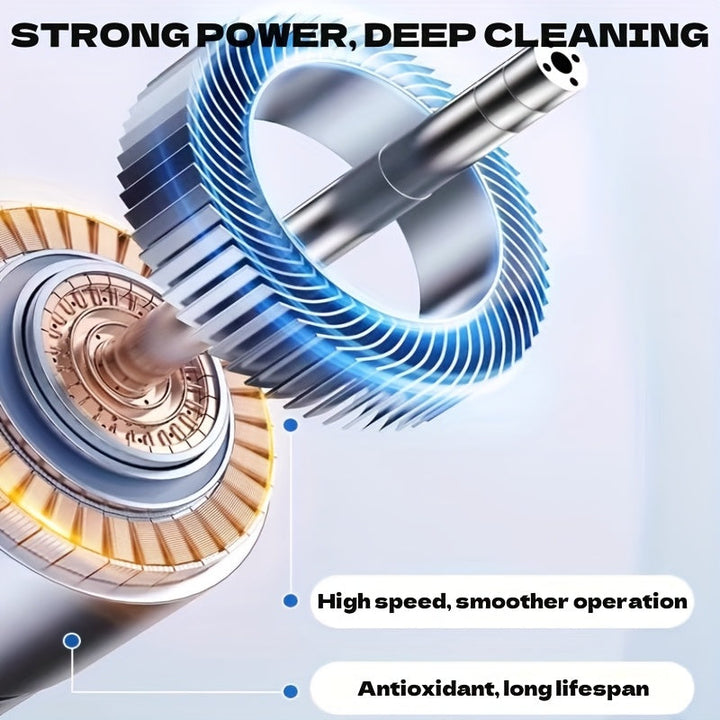 Masajeador eléctrico de pies recargable con pantalla digital - Incluye 3 cabezas de repuesto, carga USB, diseño portátil para un cuidado suave de los pies y pedicura.